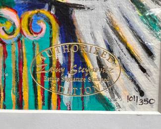 Zamy Steynovitz "Dove's Beauty" framed serigraph 101/350