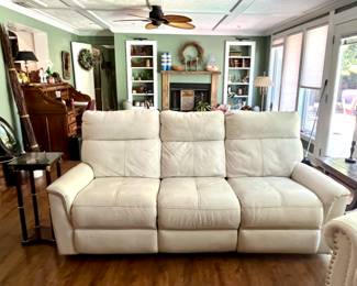 Leather Electric Reclining Couch