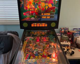 1990 Simpsons Pinball Machine