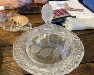 Beautiful covered candy dish