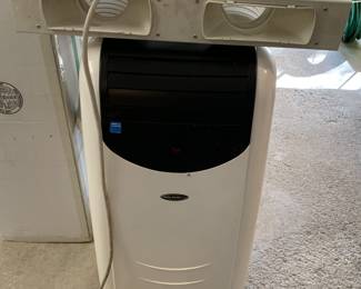 Portable air conditioning unit. 