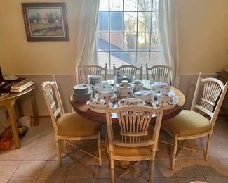 Royal Worcester Evesham on table