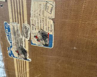Vintage Travel Trunk from the Queen Mary!