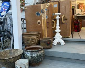 Vintage Pottery Planter Pots