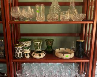 Vintage glassware