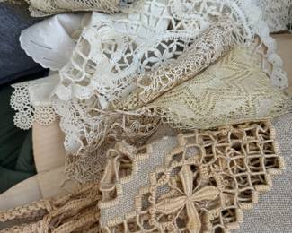 Stunning Antique handmade lace of all styles
