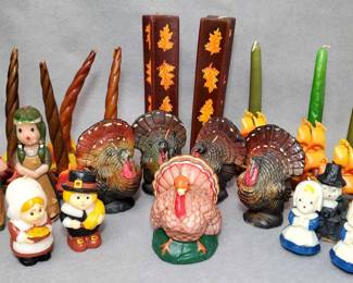 NG021 Vintage Gurley Thanksgiving Candles