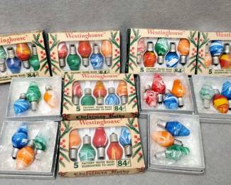 NG120 Westinghouse Swirled Color C7 1.5 Christmas Light Bulbs