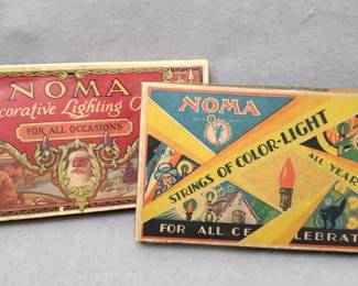 NG117 Antique Noma Christmas Lights in Original Boxes
