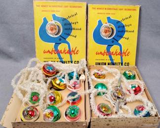 NG086 Vintage Union Novelty Co Christmas Lights