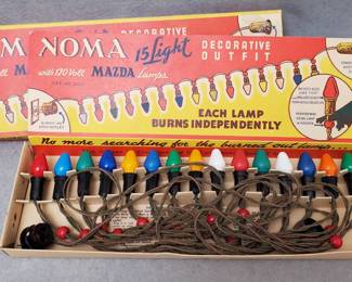 NG137 Vintage Noma Christmas Lights in Original Box