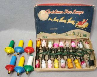 NG087 Vintage Noma Candleights and Beautrex Novelty Lights