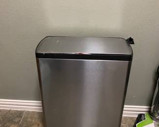 Large stainless trash can 