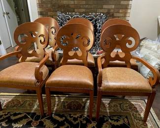 Biedermeier chairs.  In such good condition.