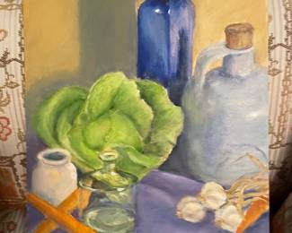 Meal Prep Still Life Painting by D. Morris