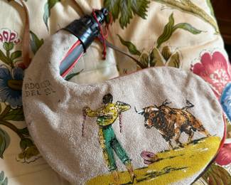 Spanish Matador Themed Bota Bag