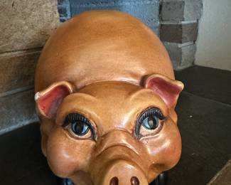 Hand Painted Ceramic Piggy Bank
