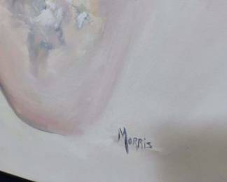 Framed Impressionist Floral Bouquet Oil Painting