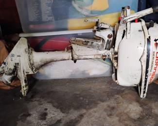 1960'S Johnson Sea-Horse 3 HP Outboard Boat Motor