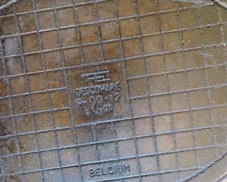 Belgium Descoware Yellow Enameled Cast Iron Dutch Oven