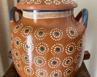 Michoacan Mexican Clay Bean Pot