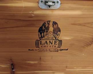 White Painted Lane Cedar Chest