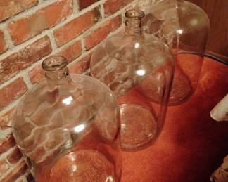 Three 6 Gallon Glass Jugs