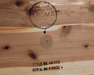 White Painted Lane Cedar Chest