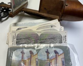Stereoscope Viewer & Stereo Cards