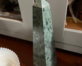 Polished Natural Green Stone Tower