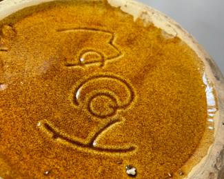 McCoy Brown Pottery Bean Pot