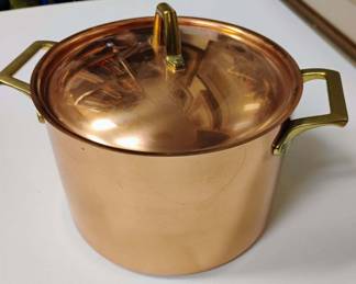 Assortment of Paul Revere Copper Pots & Pans
