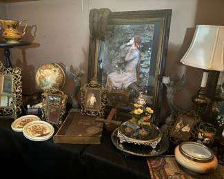 Framed Print "Ophelia" by John William Waterhouse, Assortment of 19th Century Photographs