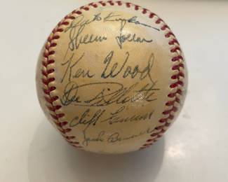 1950 St Louis Browns Autographed Baseball