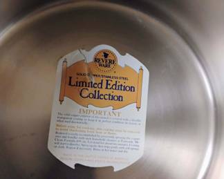 Assortment of Paul Revere Copper Pots & Pans
