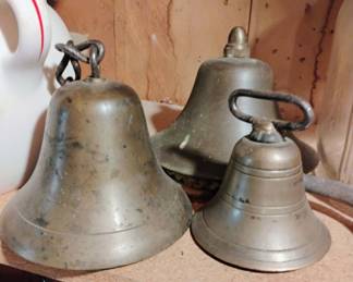 Antique Brasss Cow Bells