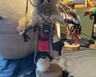 White Buffalo Kachina Spirit Doll Native Warrior