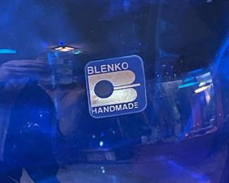 Large Blenko Cobalt Blue Flared Top Vase