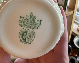 Belleek Mask 5 Ounce Creamer