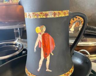 Frank Beardmore Fenton Pitcher with Roman Figure Design