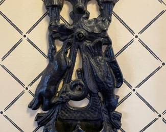 Wild Game Wall Mount Cast Iron Match Holder