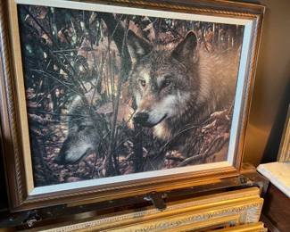 Framed & Numbered Lithograph on Canvas "The Colors of Autumn" by Collin Bogle