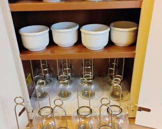 Lauffer Stoneware Coffee Mugs, Set of 4 McCoy Cordon Bleu Stoneware Bowl