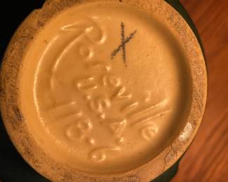 Roseville Pottery Vases with Freesia Design 
