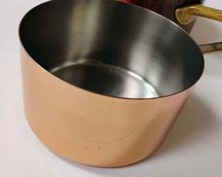 Assortment of Paul Revere Copper Pots & Pans
