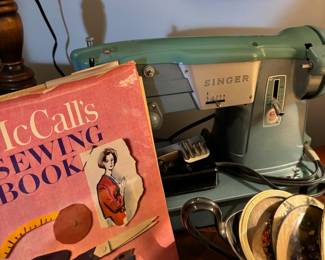 1960's McCall's Sewing Book, Singer Sewing Machine Model 327K