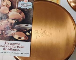 Assortment of Paul Revere Copper Pots & Pans
