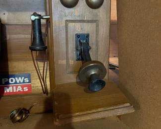 "The Country Belle" Antique Radio Wall Telephone