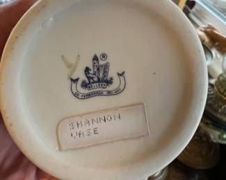 Belleek Shannon Pattern Porcelain Vase