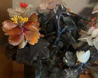 Assortment of Jade Floral Arrangements
